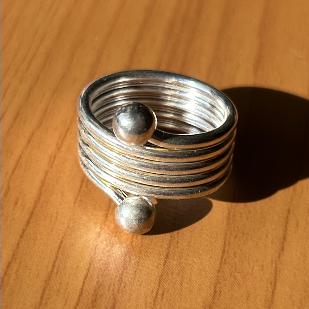Silver Coil Ring